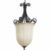 Progress Lighting Chandeliers Le Jardin 3-Light Espresso Craftsman Chandelier