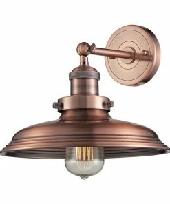 Westmore by ELK Lighting Wall Sconces Longstock 11-in W 1-Light Antique Copper Craftsman Wall Sconce