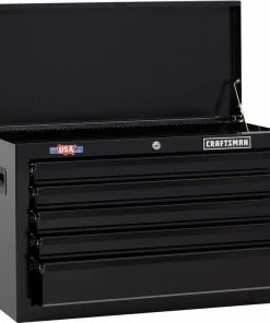 CRAFTSMAN Top Tool Chests 1000 Series 26-in W x 17.25-in H 5-Drawer Steel Tool Chest (Black)