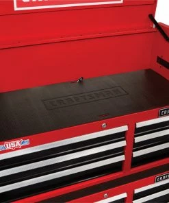 CRAFTSMAN Top Tool Chests 2000 Series 51.5-in W x 24.5-in H 8-Drawer Steel Tool Chest (Red) -Craftsman Store 08840361 scaled
