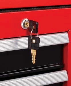 CRAFTSMAN Top Tool Chests 2000 Series 40.5-in W x 24.5-in H 6-Drawer Steel Tool Chest (Red) -Craftsman Store 08840374