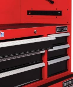 CRAFTSMAN Top Tool Chests 2000 Series 40.5-in W x 24.5-in H 6-Drawer Steel Tool Chest (Red) -Craftsman Store 08840380