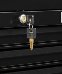 CRAFTSMAN Top Tool Chests 1000 Series 26-in W x 17.25-in H 5-Drawer Steel Tool Chest (Black) -Craftsman Store 08965275