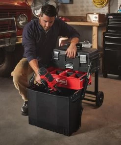 CRAFTSMAN Portable Tool Boxes 22-in 1-Drawer Black Plastic and Metal Wheels Lockable Tool Box 13 CRAFTSMAN Portable Tool Boxes 22-in 1-Drawer Black Plastic and Metal Wheels Lockable Tool Box -Craftsman Store 09051389
