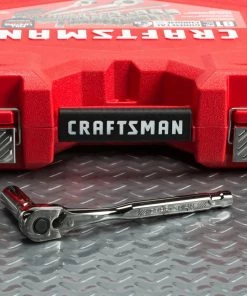 CRAFTSMAN Mechanics Tool Sets 81-Piece Standard (SAE) and Metric Combination Gunmetal Chrome Mechanics Tool Set (1/4-in; 3/8-in) -Craftsman Store 09052974