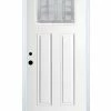 Therma-Tru Benchmark Doors Front Doors Emerson 36-in x 80-in Fiberglass Craftsman Right-Hand Inswing Ready to paint Unfinished Prehung Single Front Door with Brickmould