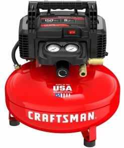 CRAFTSMAN Air Compressors 6-Gallon Single Stage Portable Electric Pancake Air Compressor 14 CRAFTSMAN Air Compressors 6-Gallon Single Stage Portable Electric Pancake Air Compressor -Craftsman Store 09214295 scaled