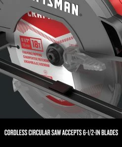 CRAFTSMAN Circular Saws V20 20-Volt Max 6-1/2-in Cordless Compact Saw Circular Saw 14 CRAFTSMAN Circular Saws V20 20-Volt Max 6-1/2-in Cordless Compact Saw Circular Saw -Craftsman Store 09214336