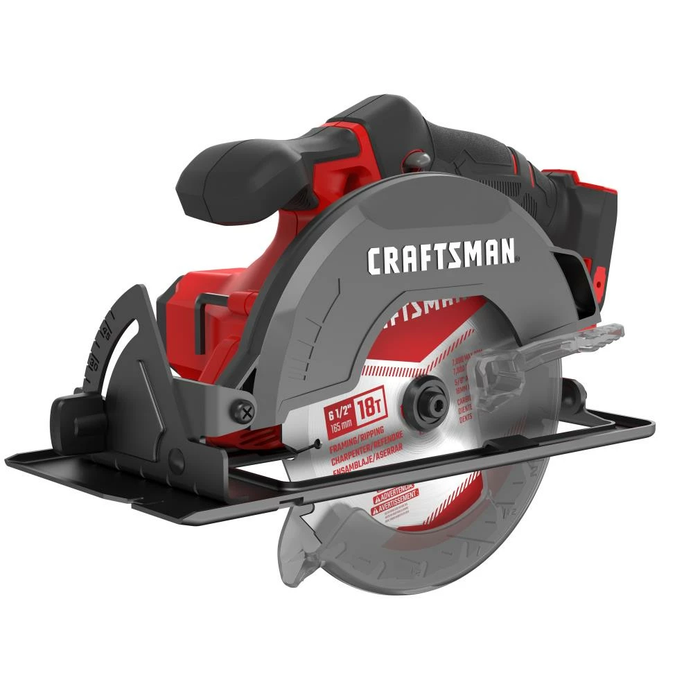 CRAFTSMAN Circular Saws V20 20-Volt Max 6-1/2-in Cordless Compact Saw Circular Saw 1 CRAFTSMAN Circular Saws V20 20-Volt Max 6-1/2-in Cordless Compact Saw Circular Saw