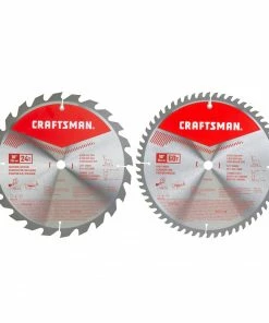 CRAFTSMAN Circular Saw Blades 2-Pack 10-in Set High-speed Steel Circular Saw Blade Set