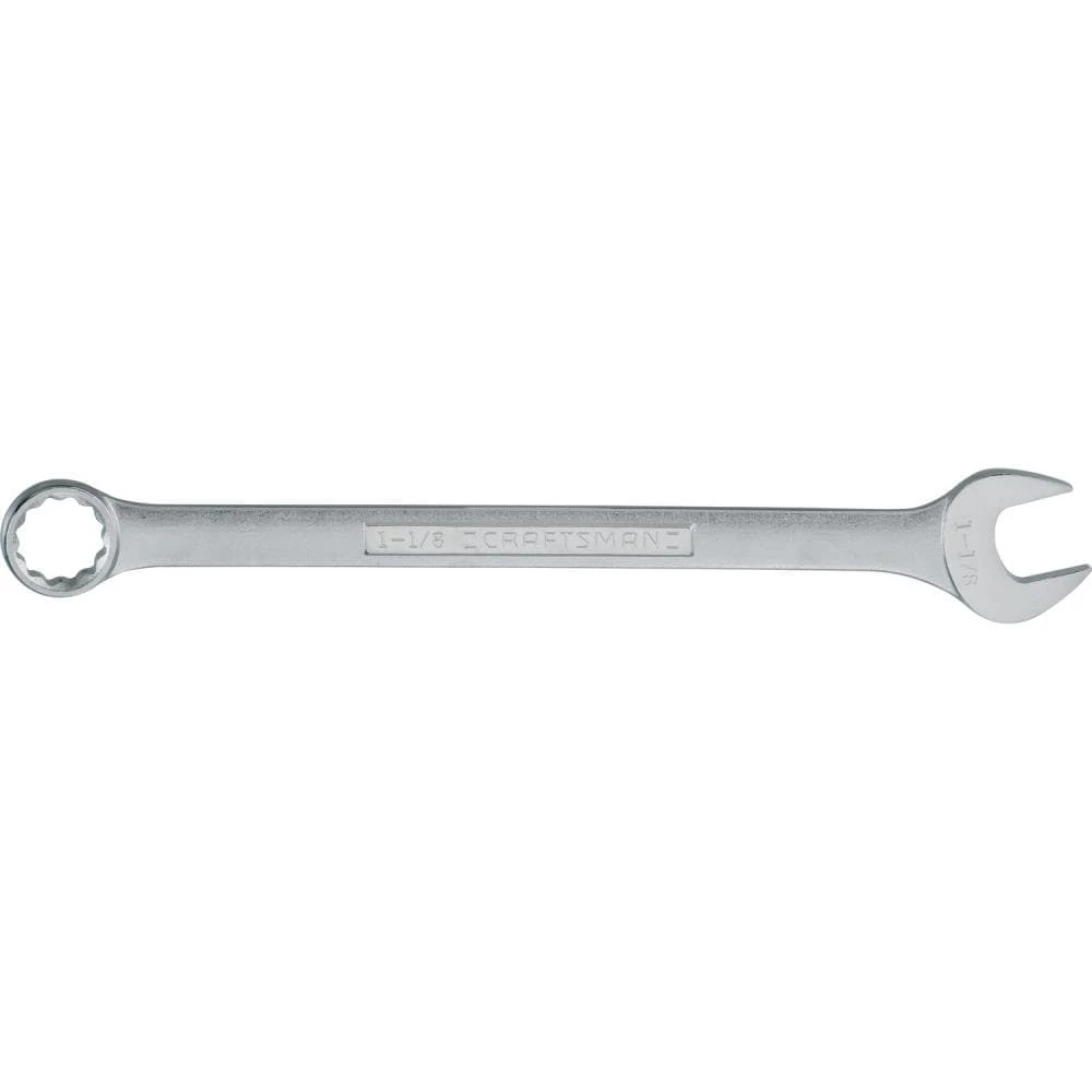 CRAFTSMAN Combination Wrenches & Sets 1-1/8-in 12-point Standard (SAE) Standard Combination Wrench 1 CRAFTSMAN Combination Wrenches & Sets 1-1/8-in 12-point Standard (SAE) Standard Combination Wrench