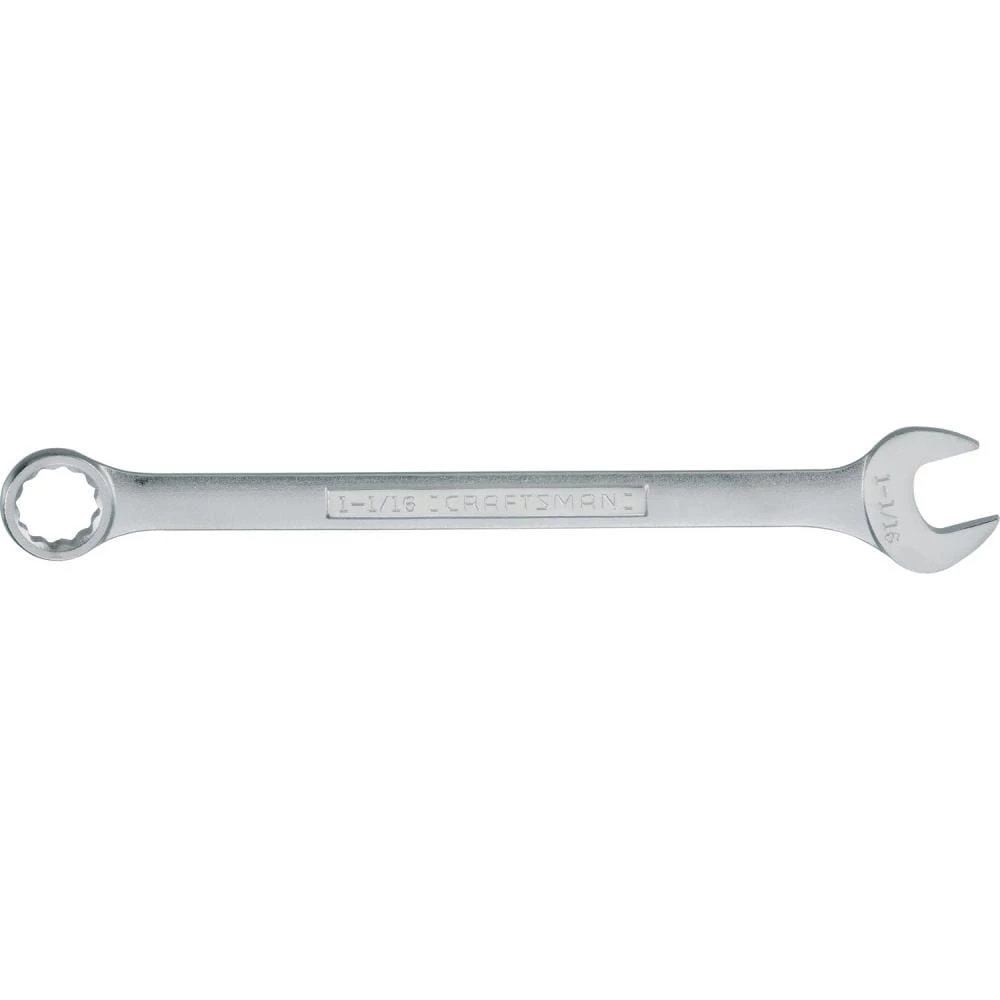 CRAFTSMAN Combination Wrenches & Sets 1-1/16-in 12-point Standard (SAE) Standard Combination Wrench 1 CRAFTSMAN Combination Wrenches & Sets 1-1/16-in 12-point Standard (SAE) Standard Combination Wrench