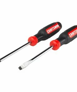 CRAFTSMAN Screwdrivers 2-Piece Bi-material Handle Set Screwdriver Set