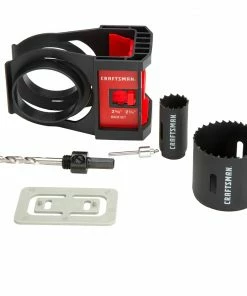CRAFTSMAN Hole Saws & Kits 6-Piece Set Bi-metal Arbored Adjustable Door Lock Kit Set