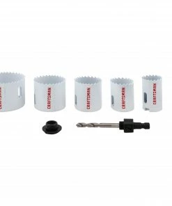 CRAFTSMAN Hole Saws & Kits 7-Piece Set Bi-metal Non-arbored Hole Saw Set
