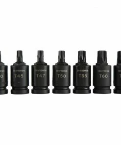 CRAFTSMAN Impact Sockets & Impact Socket Sets 7-Piece Standard (SAE) and Metric Combination 1/2-in Drive Set 6-Point Impact Socket Set