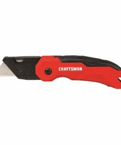CRAFTSMAN Utility Knives 3/4-in 1-Blade Folding Utility Knife with On Tool Blade Storage