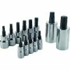CRAFTSMAN Driver Sockets & Sets 13-Piece 1/4-in; 3/8-in Drive Set Torx Bit Torx Driver Socket Set