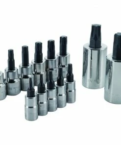 CRAFTSMAN Driver Sockets & Sets 13-Piece 1/4-in; 3/8-in Drive Set Torx Bit Torx Driver Socket Set