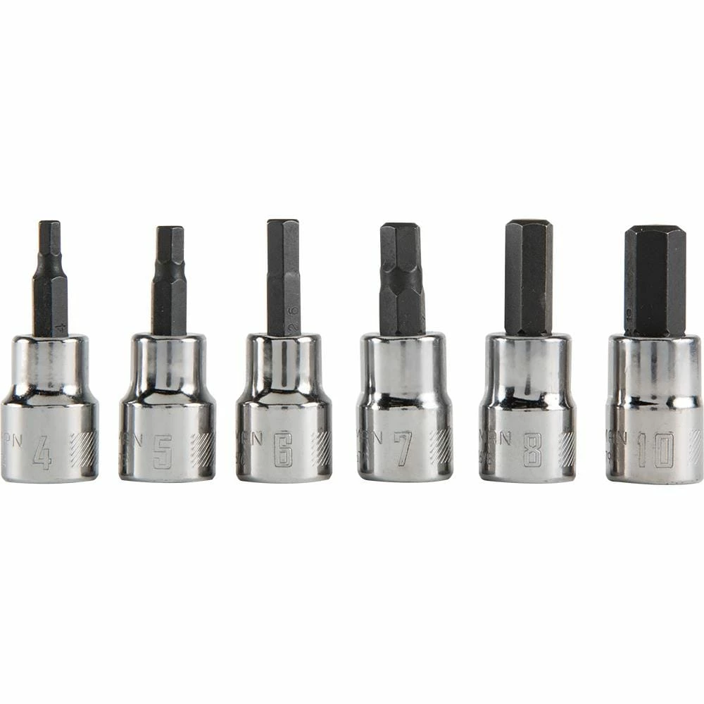 CRAFTSMAN Driver Sockets & Sets 6-Piece 3/8-in Drive Set Hex Bit Metric Driver Socket Set 1 CRAFTSMAN Driver Sockets & Sets 6-Piece 3/8-in Drive Set Hex Bit Metric Driver Socket Set