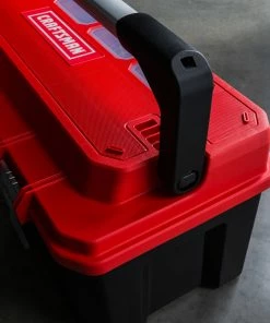 CRAFTSMAN Portable Tool Boxes PRO 26-in Red Plastic Lockable Tool Box 18 CRAFTSMAN Portable Tool Boxes PRO 26-in Red Plastic Lockable Tool Box -Craftsman Store 09223567