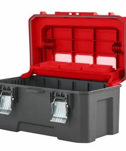 CRAFTSMAN Portable Tool Boxes PRO 26-in Red Plastic Lockable Tool Box 15 CRAFTSMAN Portable Tool Boxes PRO 26-in Red Plastic Lockable Tool Box -Craftsman Store 09223582