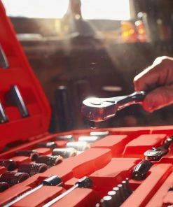 CRAFTSMAN Mechanics Tool Sets 81-Piece Standard (SAE) and Metric Combination Gunmetal Chrome Mechanics Tool Set (1/4-in; 3/8-in) -Craftsman Store 09223699 scaled