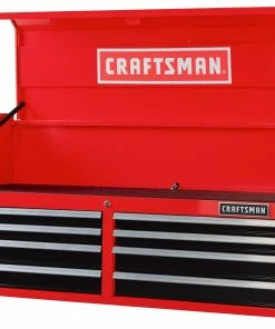 CRAFTSMAN Top Tool Chests 2000 Series 51.5-in W x 24.5-in H 8-Drawer Steel Tool Chest (Red) -Craftsman Store 09223754 scaled