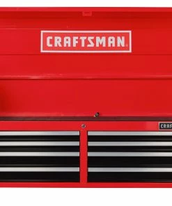 CRAFTSMAN Top Tool Chests 2000 Series 51.5-in W x 24.5-in H 8-Drawer Steel Tool Chest (Red) -Craftsman Store 09223755 scaled