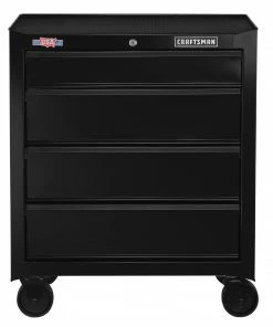 CRAFTSMAN Bottom Tool Cabinets 1000 Series 26.5-in W x 32.5-in H 4-Drawer Steel Rolling Tool Cabinet (Black) 20 CRAFTSMAN Bottom Tool Cabinets 1000 Series 26.5-in W x 32.5-in H 4-Drawer Steel Rolling Tool Cabinet (Black) -Craftsman Store 09223817 scaled