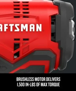 CRAFTSMAN Impact Drivers V20 20-volt Max Variable Speed Brushless Cordless Impact Driver (2-Batteries Included) -Craftsman Store 09224793