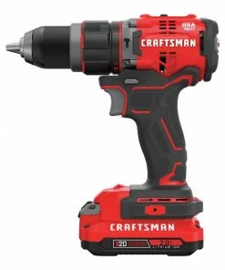 CRAFTSMAN Hammer Drills V20 1/2-in 20-volt Max Variable Speed Brushless Cordless Hammer Drill (2-Batteries Included) 18 CRAFTSMAN Hammer Drills V20 1/2-in 20-volt Max Variable Speed Brushless Cordless Hammer Drill (2-Batteries Included) -Craftsman Store 09224803