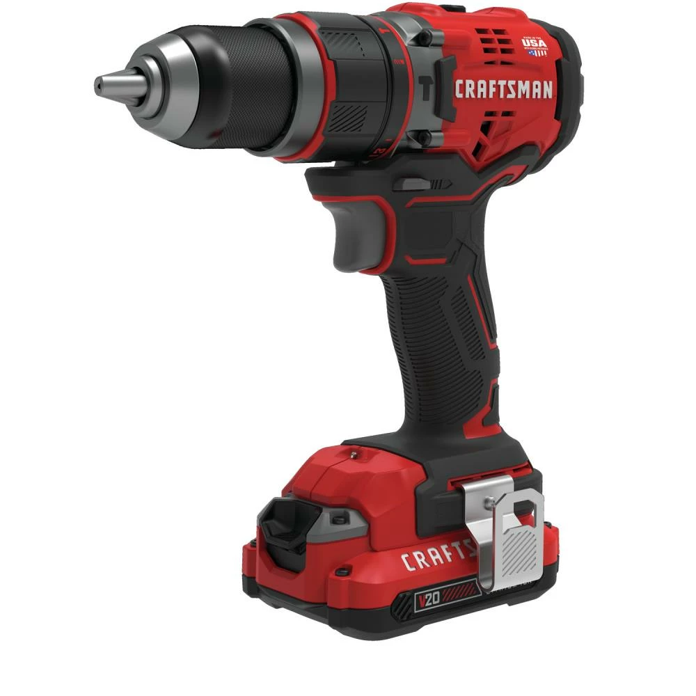 CRAFTSMAN Hammer Drills V20 1/2-in 20-volt Max Variable Speed Brushless Cordless Hammer Drill (2-Batteries Included) 7 CRAFTSMAN Hammer Drills V20 1/2-in 20-volt Max Variable Speed Brushless Cordless Hammer Drill (2-Batteries Included) - Image 7