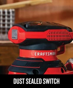 CRAFTSMAN Power Sanders 120-Volt 3-Amp Corded Random Orbital Sander with Dust Management -Craftsman Store 09224836