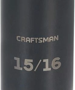 CRAFTSMAN Impact Sockets & Impact Socket Sets Standard (SAE) 1/2-in Drive 15/16-in 6-point Impact Socket