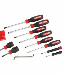 CRAFTSMAN Screwdrivers 12-Piece Bi-material Handle Set Screwdriver Set