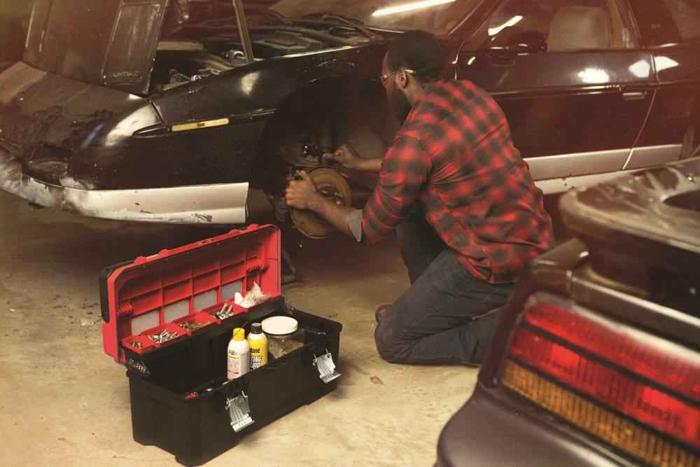 CRAFTSMAN Portable Tool Boxes PRO 26-in Red Plastic Lockable Tool Box 11 CRAFTSMAN Portable Tool Boxes PRO 26-in Red Plastic Lockable Tool Box - Image 11