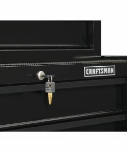 CRAFTSMAN Bottom Tool Cabinets 1000 Series 26.5-in W x 32.5-in H 4-Drawer Steel Rolling Tool Cabinet (Black) 27 CRAFTSMAN Bottom Tool Cabinets 1000 Series 26.5-in W x 32.5-in H 4-Drawer Steel Rolling Tool Cabinet (Black) -Craftsman Store 09229711