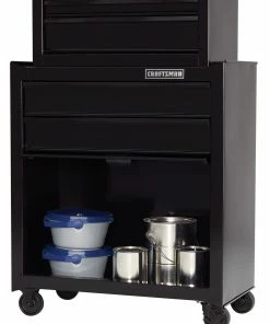 CRAFTSMAN Tool Chest Combos 1000 Series 26.5-in W x 44.25-in H 5 Ball-bearing Steel Tool Chest Combo (Black) 14 CRAFTSMAN Tool Chest Combos 1000 Series 26.5-in W x 44.25-in H 5 Ball-bearing Steel Tool Chest Combo (Black) -Craftsman Store 09229734 scaled