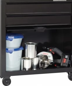 CRAFTSMAN Tool Chest Combos 1000 Series 26.5-in W x 44.25-in H 5 Ball-bearing Steel Tool Chest Combo (Black) 15 CRAFTSMAN Tool Chest Combos 1000 Series 26.5-in W x 44.25-in H 5 Ball-bearing Steel Tool Chest Combo (Black) -Craftsman Store 09229738 scaled