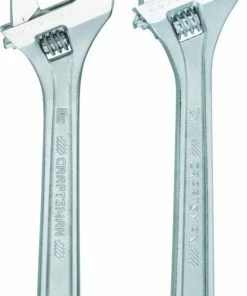 CRAFTSMAN Adjustable Wrenches 2-Piece Steel Adjustable Wrench Set