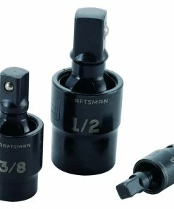 CRAFTSMAN Socket Adapters 3-Piece 1/4-in; 3/8-in; 1/2-in U-Joint Socket Adapter
