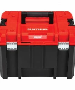 CRAFTSMAN Portable Tool Boxes VERSASTACK System 17-in Red Plastic Lockable Tool Box