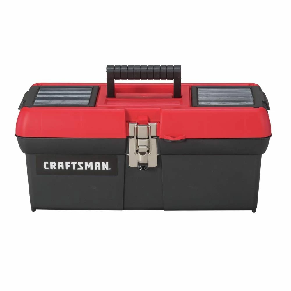 CRAFTSMAN Portable Tool Boxes Diy 16-in Red Plastic Lockable Tool Box 1 CRAFTSMAN Portable Tool Boxes Diy 16-in Red Plastic Lockable Tool Box