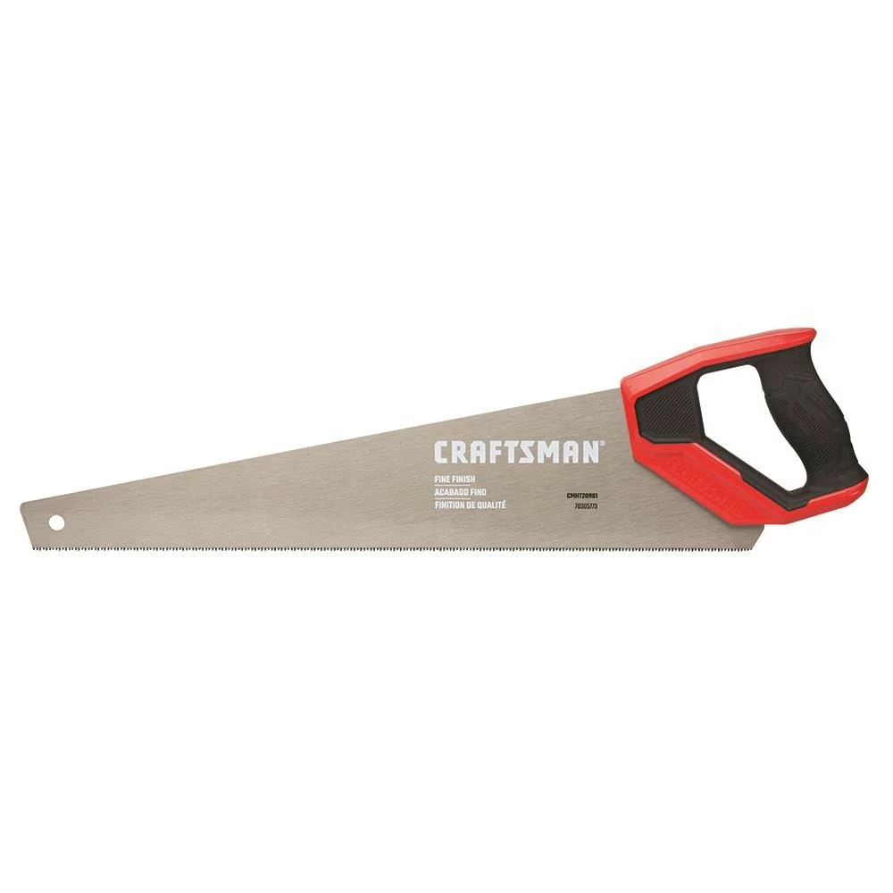 CRAFTSMAN Hand Saws 20-in Fine Finish Cut Tooth Saw 1 CRAFTSMAN Hand Saws 20-in Fine Finish Cut Tooth Saw