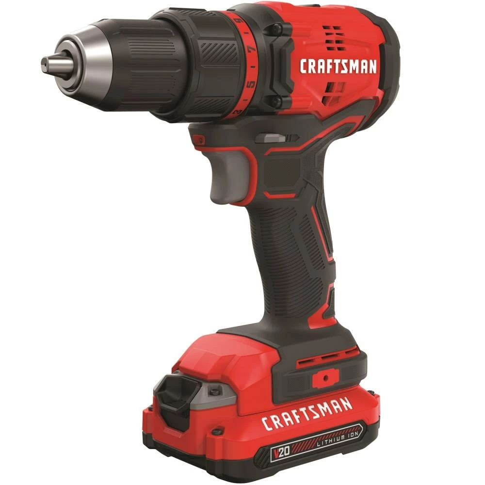 CRAFTSMAN Drills V20 20-volt Max 1/2-in Brushless Cordless Drill (1-Battery Included and Charger Included) 1 CRAFTSMAN Drills V20 20-volt Max 1/2-in Brushless Cordless Drill (1-Battery Included and Charger Included)