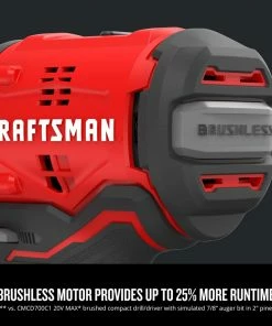 CRAFTSMAN Drills V20 20-volt Max 1/2-in Brushless Cordless Drill (1-Battery Included and Charger Included) 15 CRAFTSMAN Drills V20 20-volt Max 1/2-in Brushless Cordless Drill (1-Battery Included and Charger Included) -Craftsman Store 09235494