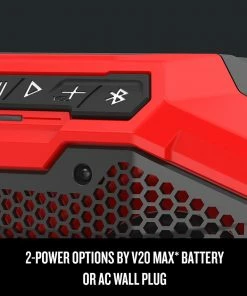 CRAFTSMAN Jobsite Radios V20 20-Volt Max Cordless Jobsite Bluetooth Speaker -Craftsman Store 09236317