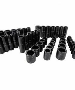 CRAFTSMAN Impact Sockets & Impact Socket Sets 48-Piece Standard (SAE) and Metric Combination 1/2-in Drive Set 6-Point Impact Socket Set