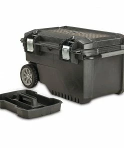 CRAFTSMAN Portable Tool Boxes 29-in Black Plastic Wheels Lockable Tool Box